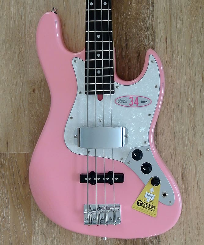 Bacchus Global Series - WL-434 - 4 String Bass - Shell Pink Finish - NEW