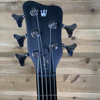 Warwick Pro Series Streamer LX 5 String Electric Bass - Burgundy Red Transparent Satin image 3