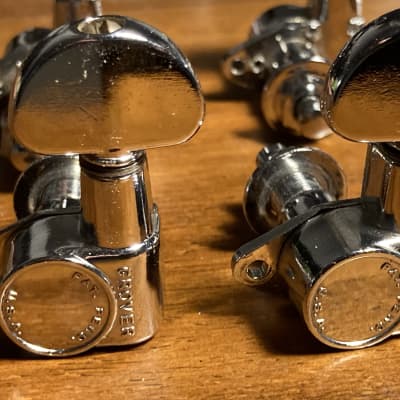 1960s Grover Futura tuning keys Chrome for Gibson Martin Pat. Pend. image 8