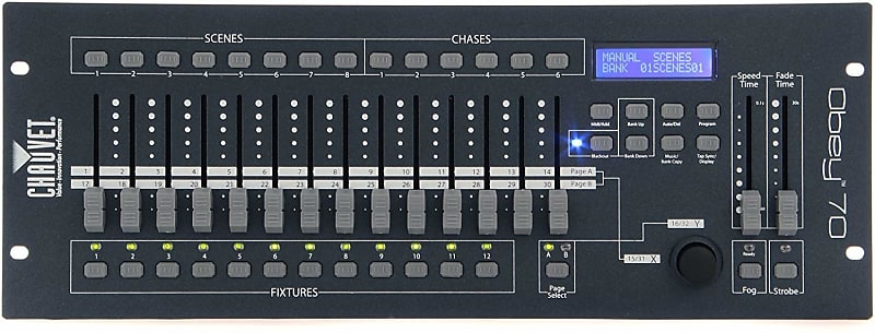 Chauvet DJ Obey 70 384-channel DMX Lighting Controller