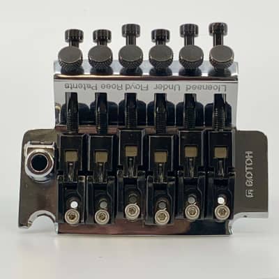 GOTOH GE1988T CHROME Licensed Floyd Rose with BLACK OFFSET | Reverb