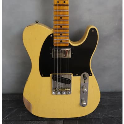Fender Custom Shop Limited Edition 51 HS Telecaster Relic Aged Nocaster Blond Electric Guitar image 1