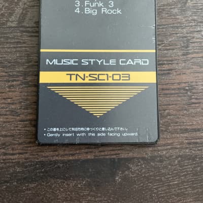 Roland TN-SC1-03 70's 80's Pop Rap Funk Rock Style Card ROM E-70 E5 Kr Piano image 1