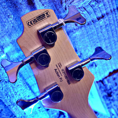 Cort Action PJ OPW 4-String Bass Open Pore Walnut image 19