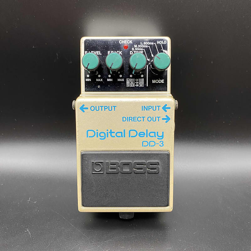 Boss DD3 Digital Delay 1986 1990 White Reverb