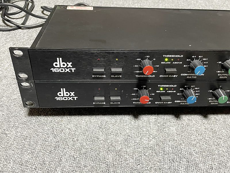 dbx 160XT Compressor / Limiter (pair) 2000s - Black | Reverb