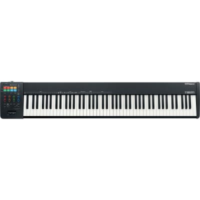 Roland A-88MKII MIDI Keyboard Controller, Keyboard Stand, Bench, Sustain Pedal, Nektar NP-1 Bundle image 2