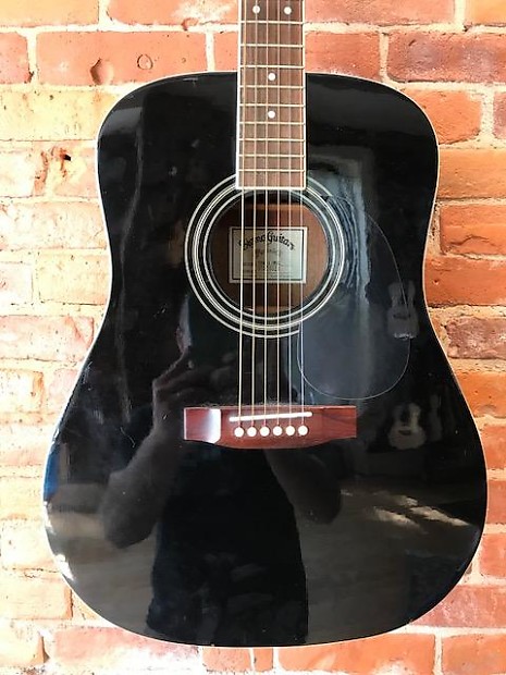 Sigma By Martin DM1 BK Dreadnought Acoustic Guitar | Reverb