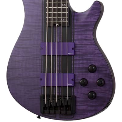 Schecter C-5 GT Bass - Satin Trans Purple (C5GTBSTPd3)