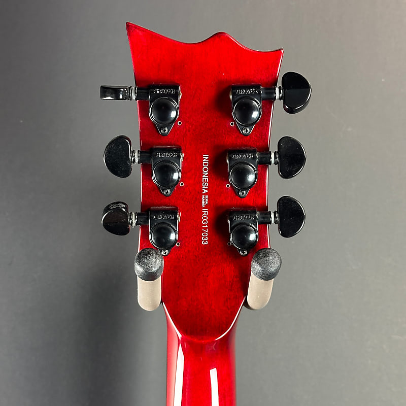 Used LTD EC-100QM Fire Red TSU18972 | Reverb