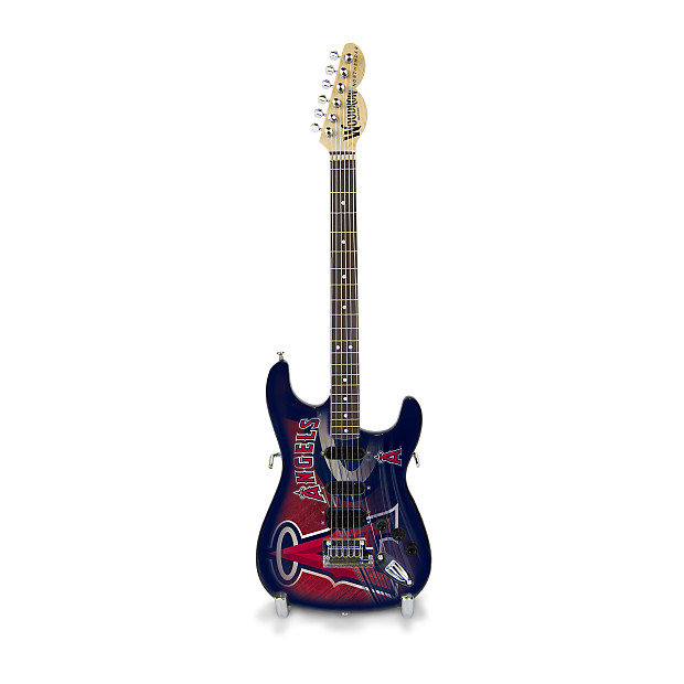 Woodrow Los Angeles Angels 10“ Collectible Mini Guitar imagen 1