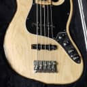 Fender American Deluxe Jazz Bass Natural Ash Body 5 String