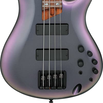 Ibanez SR500E SR Standard 4-String Bass Guitar, Black Aurora Burst image 2