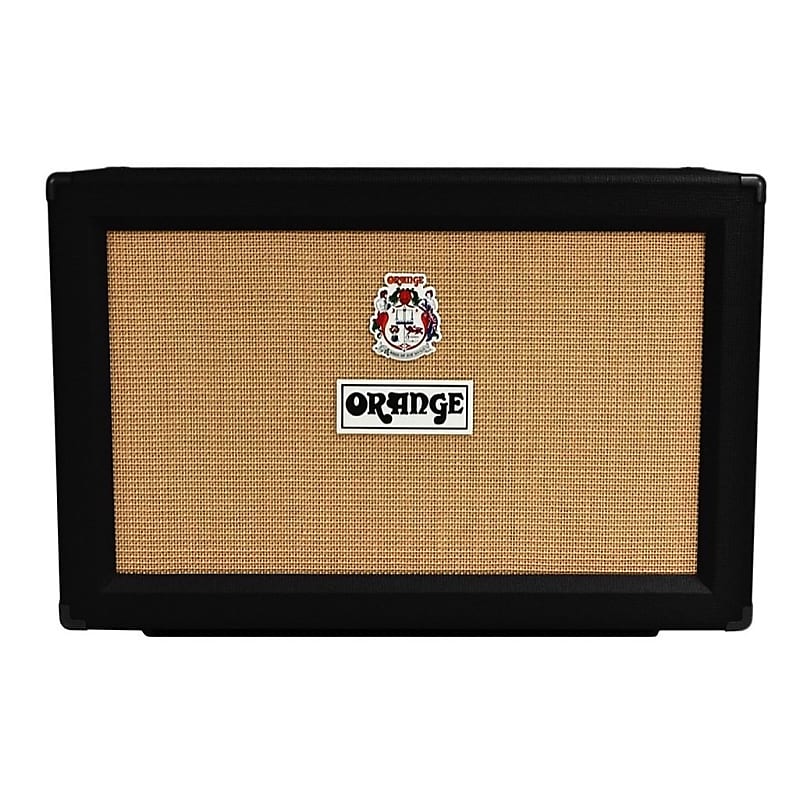 Orange PPC212-C Guitar Speaker Cabinet (120 Watts, 2x12"), Black, 16 Ohms image 1
