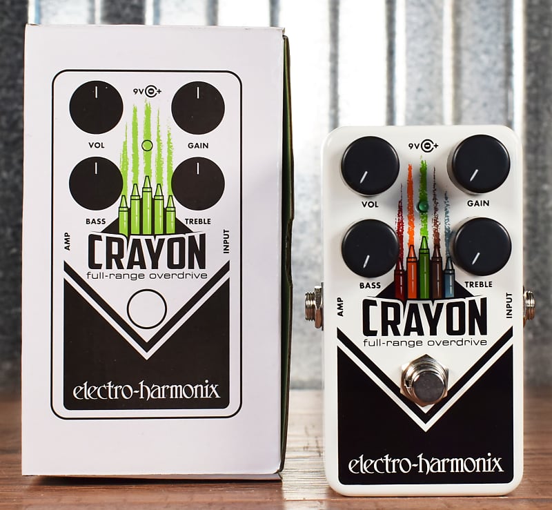 Electro-Harmonix EHX Crayon 69 Full Range Overdrive Guitar Effect Pedal image 1