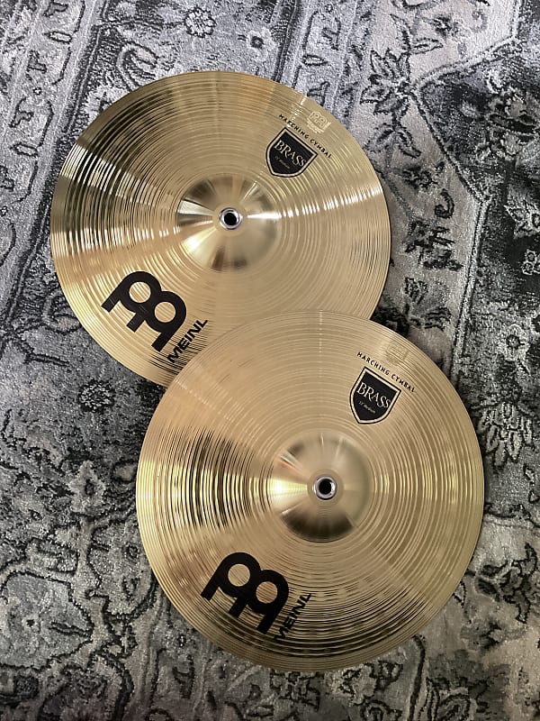 Meinl 13” Brass Marching Cymbals Pair Reverb