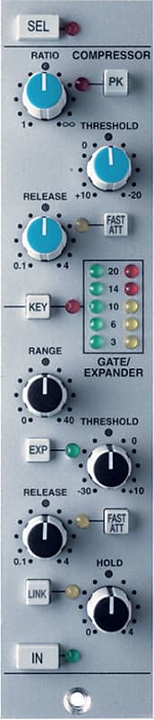 Solid State Logic X-Rack XR618 Dynamics Modules 2010s - Silver image 1