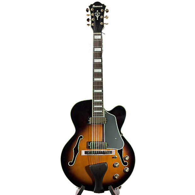 Ibanez AFJ957 Vintage Sunburst Hollow Body 7-String Electric