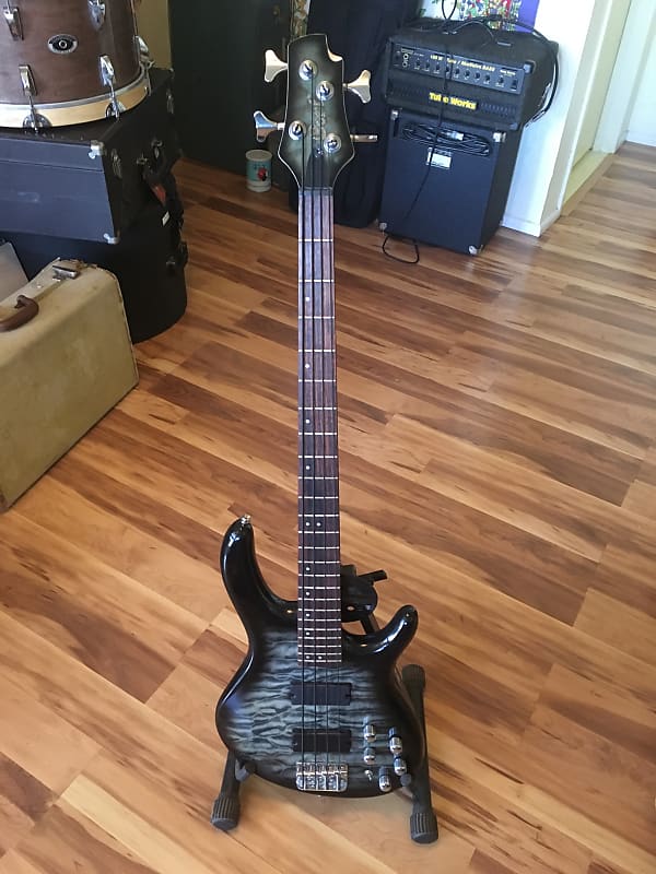 Cort Action DLX Plus FGB 4-String Bass Faded Grey Burst image 1