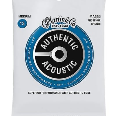 Martin Authentic Acoustic SP Guitar Strings Phosphor Bronze .013-.056 image 1