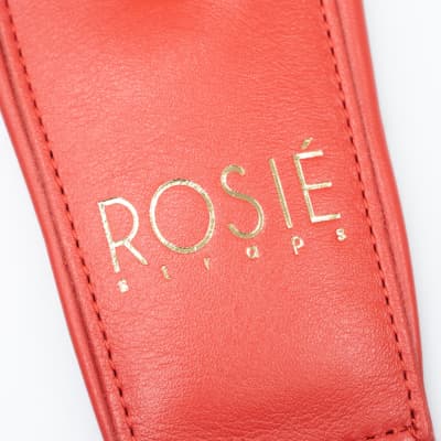 new】ROSIÉ / ROSIE straps Pastel Limited Collection Red 3.0inch