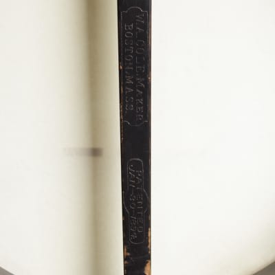 W. A. Cole  Eclipse #2500 5 String Banjo (1910), ser. #4081, black tolex hard shell case. image 12