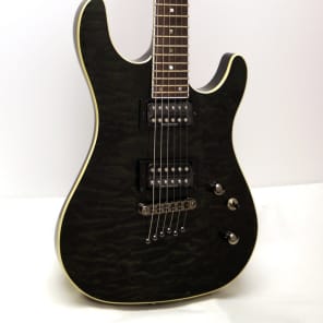 Cort KX1Q KX Series Electric Guitar - Trans Charcoal Grey