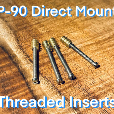 P90 (P-90) Screws w/ Threaded Inserts - Direct Mount for sale