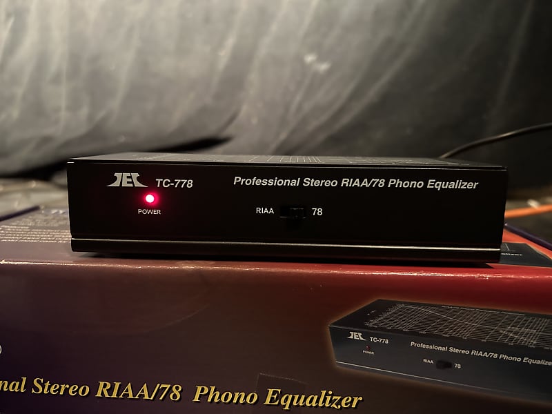 Technolink Professional Stereo RIAA/78 Phono Equalizer 2014 - black  			