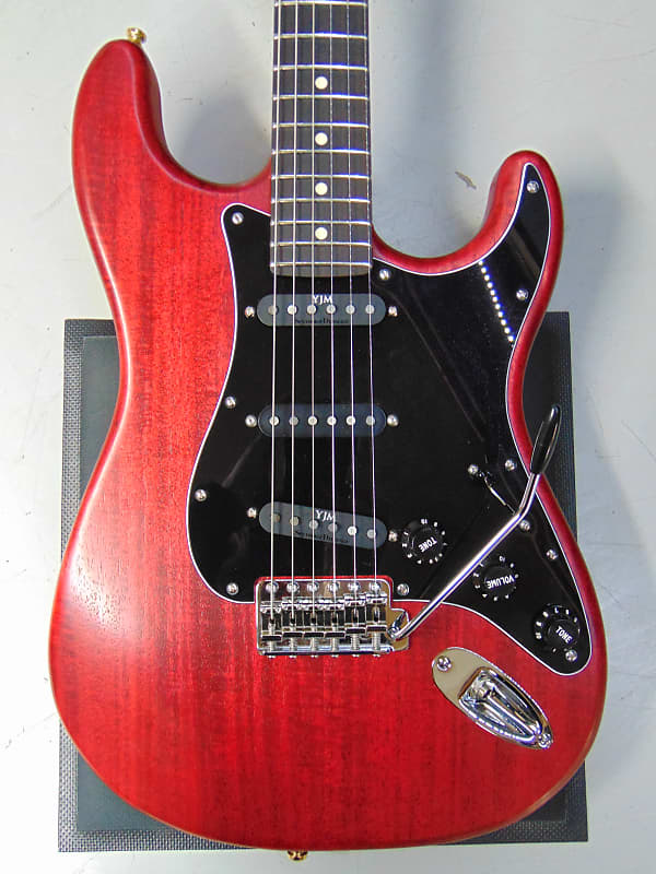 Parts Stratocaster (Allparts/Warmoth) Transparent Red image 1