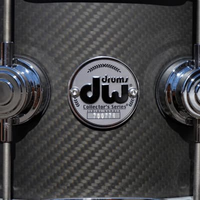 DW USA Collectors Series 1.5mm Pure Carbon Fiber Shell Snare Drum | 6.5" x 14" image 2
