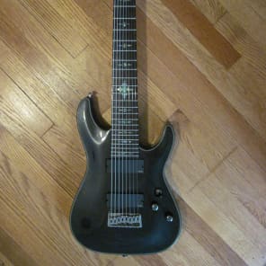 Schecter Damien Elite-8 8-String Trans-Black | Reverb