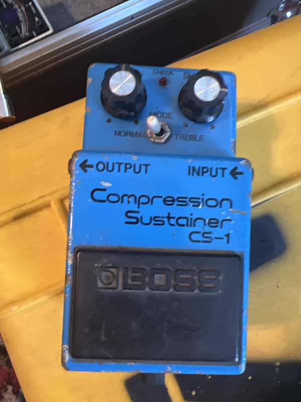 ギター Boss CS-1 Compression Sustainer Japan BOSS CS-1 Compression Sustainer Guitar Effect Pedal Vintage