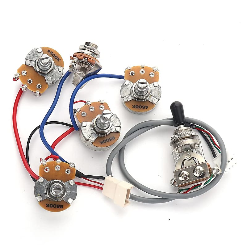 Lp Electric Guitar Pickups Wiring Harness Kit 2T2V... - Vicedeal