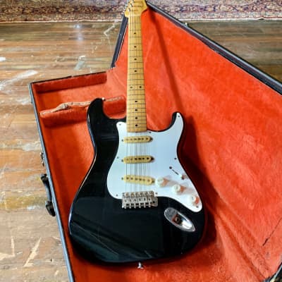 Fender E serial Stratocaster c 1980’s Blackie original vintage mij japan image 3