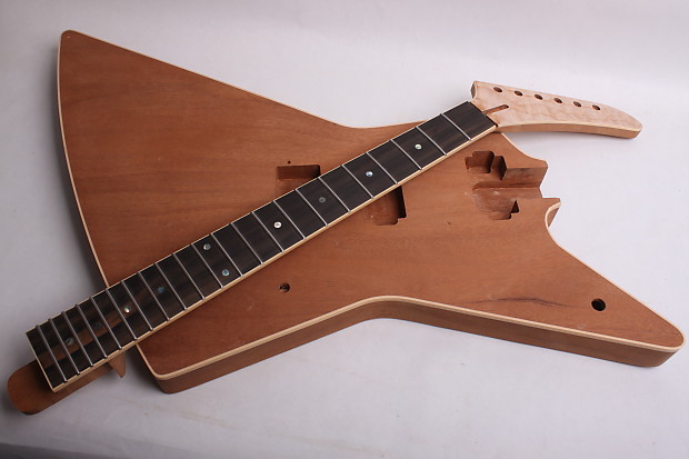 Unfinished explorer guitar deals body