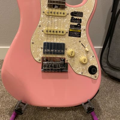 GTRS S800 Intelligent Guitar with Built-in Effects and Rosewood Fingerboard 2021 - Pink image 2