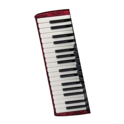 Hohner Bravo III 72 Chromatic Piano Key Accordion (Pearl Red) image 5