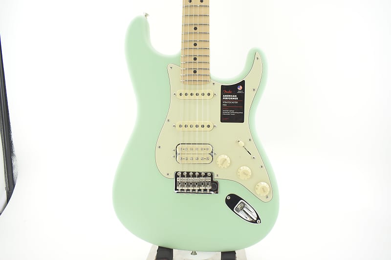 Fender American Performer Stratocaster 2023 Satin Surf Green 3461grgr imagen 1