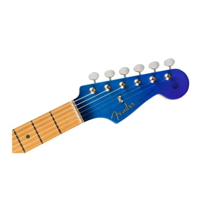 Fender Limited Edition H.E.R. Stratocaster 6-String Electric Guitar with Maple Fingerboard, Alder Body with Blue Marlin Finish (Right-Handed, Blue Marlin) image 5