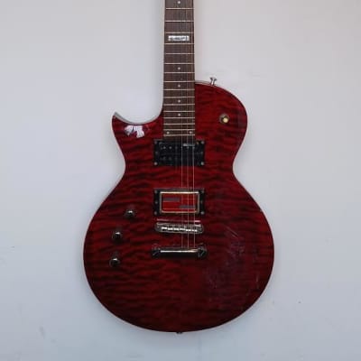 ESP LTD EC-100QM LH - 2014 - Red - Gloss - Blem for sale