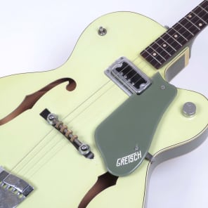 1962 Gretsch 6125 Tenor Guitar Two Tone Smoke Green image 5