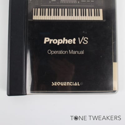 Sequential Circuits Prophet VS Operation Manual owners user VINTAGE SYNTH DEALER