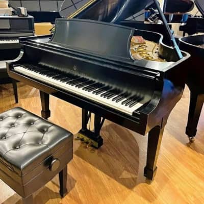 1978 Steinway L-EBY 6′ Grand Piano, Satin Ebony image 1