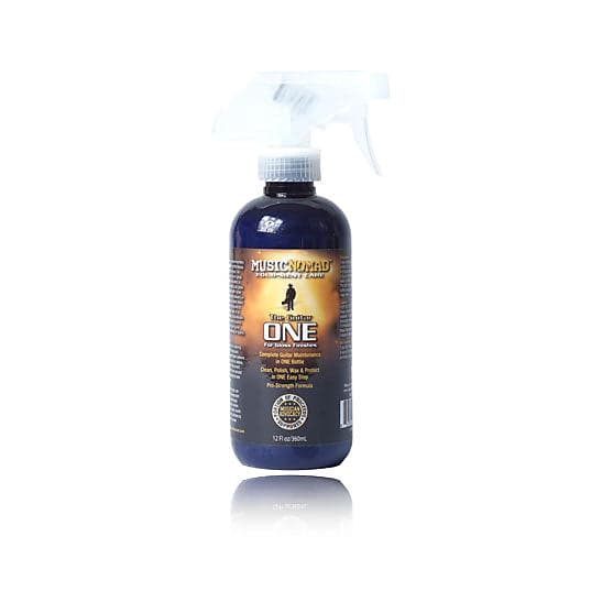Music Nomad - MN150 - The Guitar ONE - All in 1 Cleaner/Polish/Wax - 12 oz Spray Bottle image 1