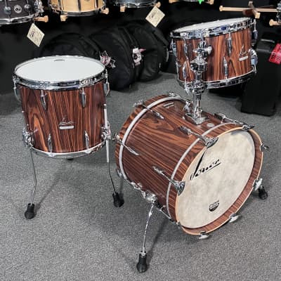 Sonor Vintage Series 12/14/18 Drum Set Kit in Rosewood Semi Gloss image 3