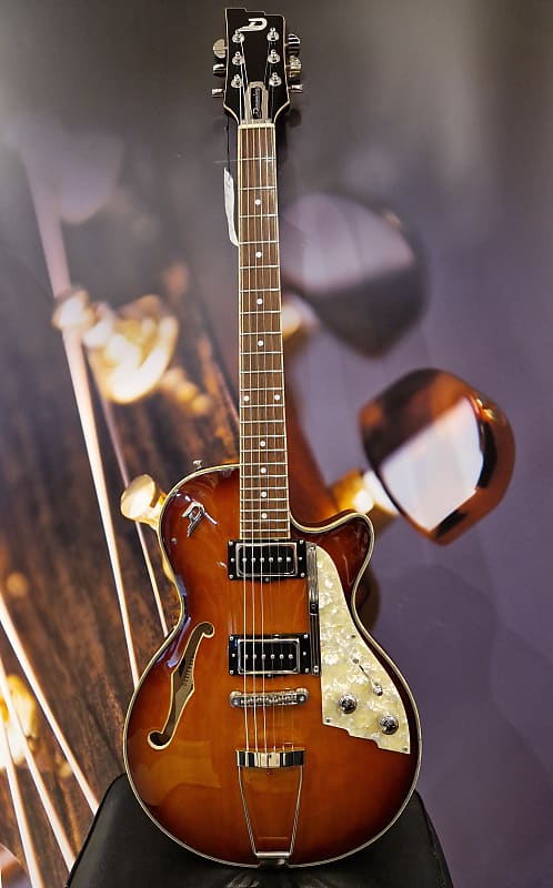 Duesenberg Starplayer TV Hollow Series, Vintage Burst + Hardcase