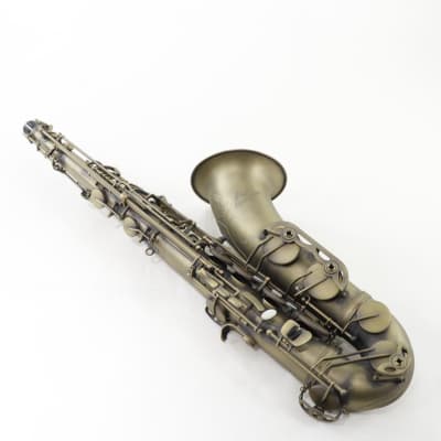 Antigua Winds Model TS4248AQ 'Powerbell' Tenor Saxophone in Antique Brass BRAND NEW image 5