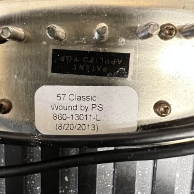 Gibson 57 Classic 2013 - Black & Cream w/ Trim Ring image 3