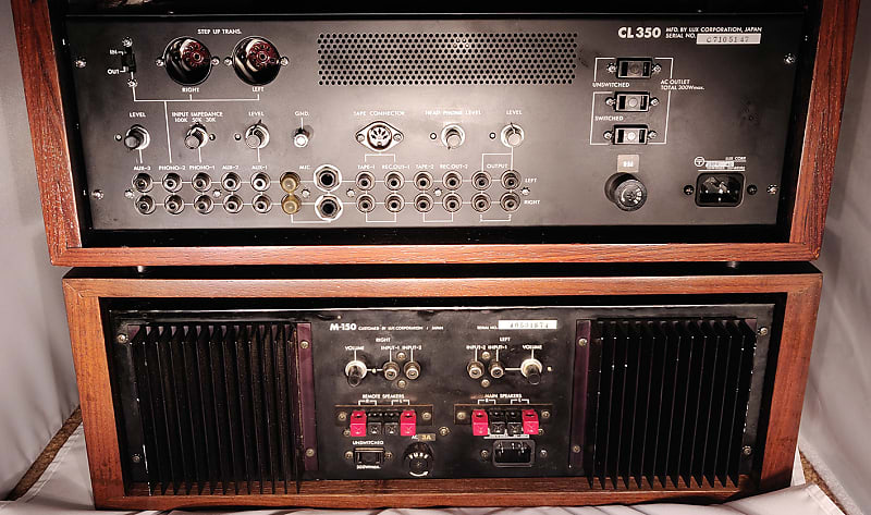 LUXMAN CL350 プリアンプ＋M150 パワーアンプ ラックスマン LUXMAN CL350 プリアンプ @26335 / 中古オーディオ